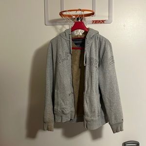 tommy hilfiger zip up hoodie